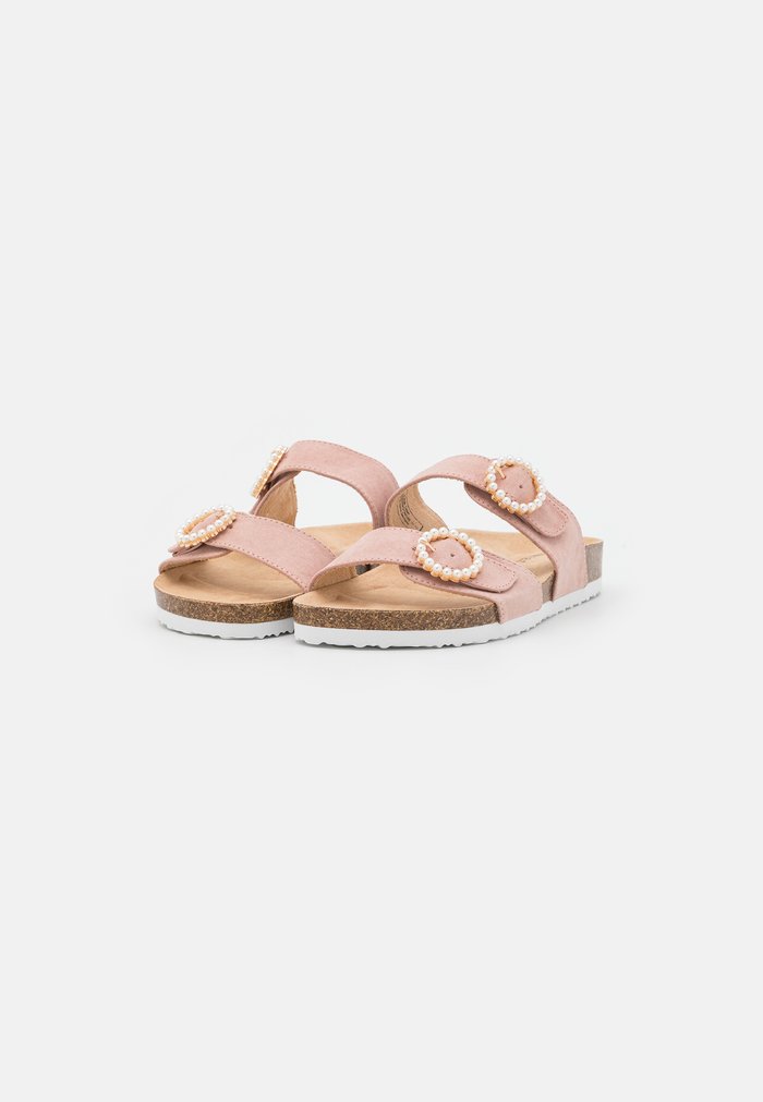 Mules Anna Field Plates Slip on Rose Clair Femme | XQT-9904802